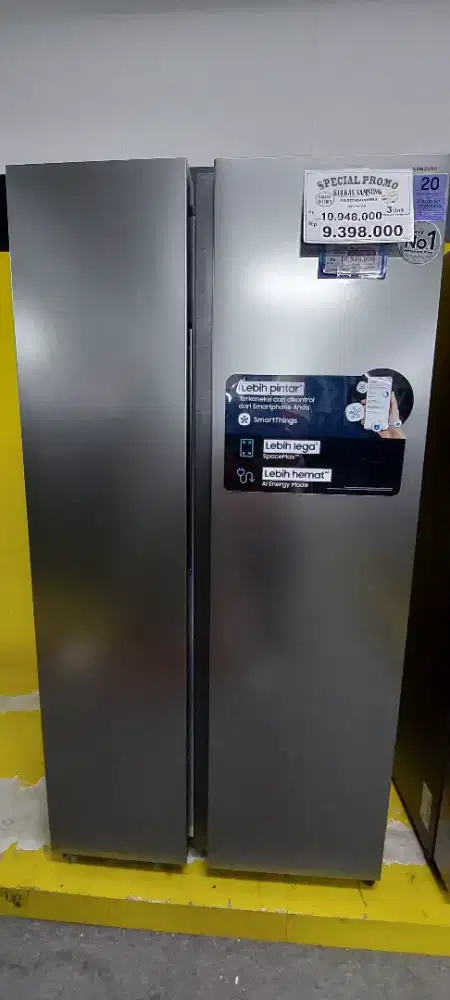 SAMSUNG SBS INVERTER KREDIT DP 0 BUNGA MULAI 0%