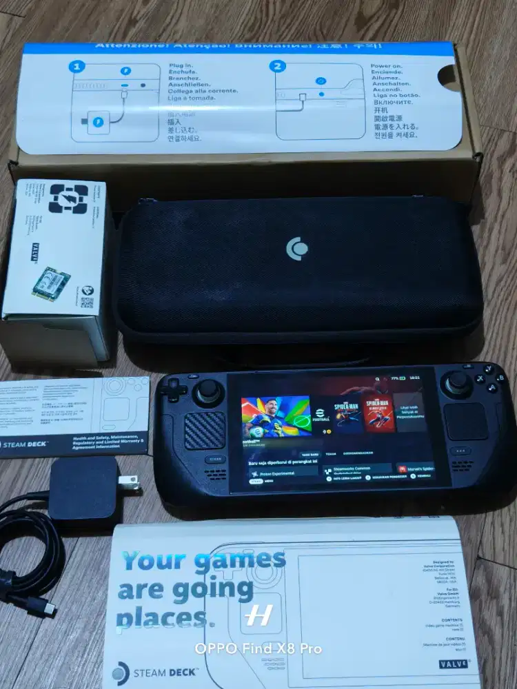 steam deck 512Gb fullset like new 99%