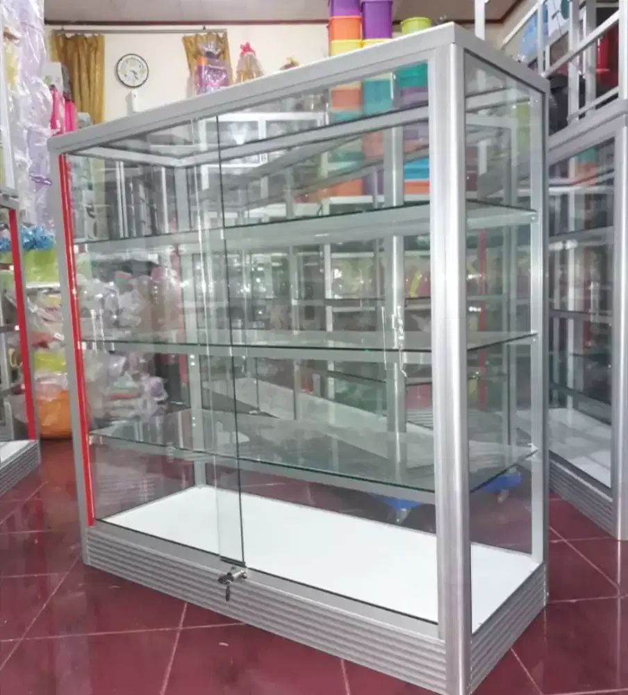 Etalase 1M×1M || Kaca Full 5mm