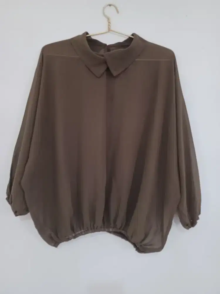 Outer coklat nerawang