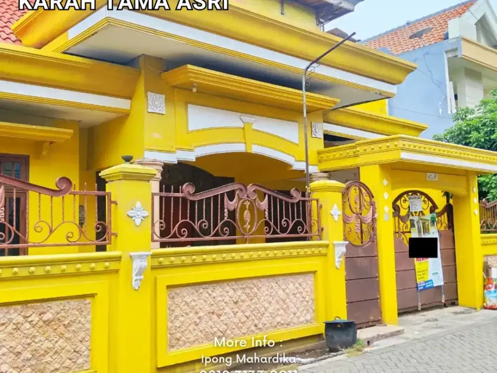 Dijual Rumah Mewah Style Classic di Karah TAMA ASRI Surabaya