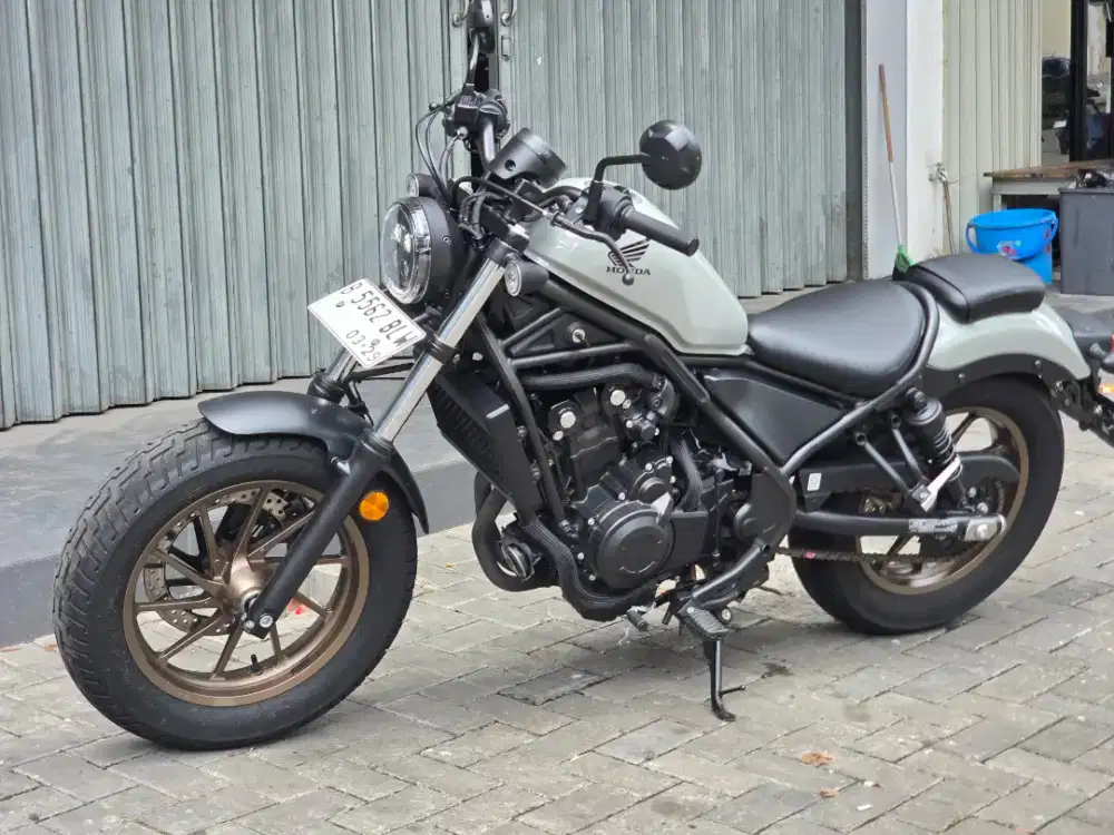Moge Cruiser Honda Rebel 500/Cmx 500 th 2024 Odo 600 Like New Siap Gas