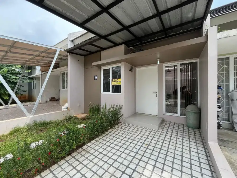 Rumah Full Renovasi, Dekat KRL Parung Panjang