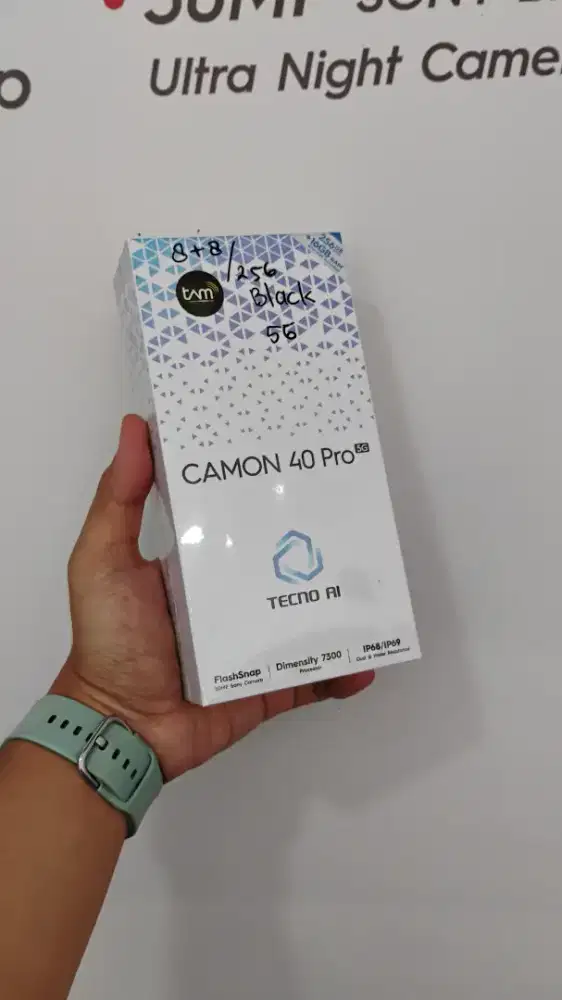 New Tecno Camon 40 Pro 5G Garansi Resmi