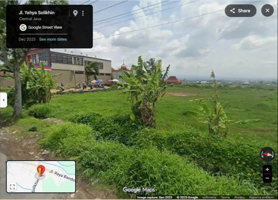 DI JUAL TANAH KOSONG DENGAN LOKASI STRATEGIS (BANDONGAN)