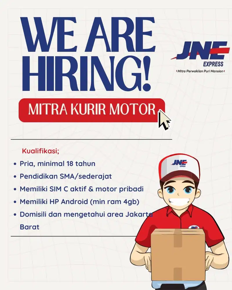 MITRA KURIR MOTOR JNE PURI MANSION