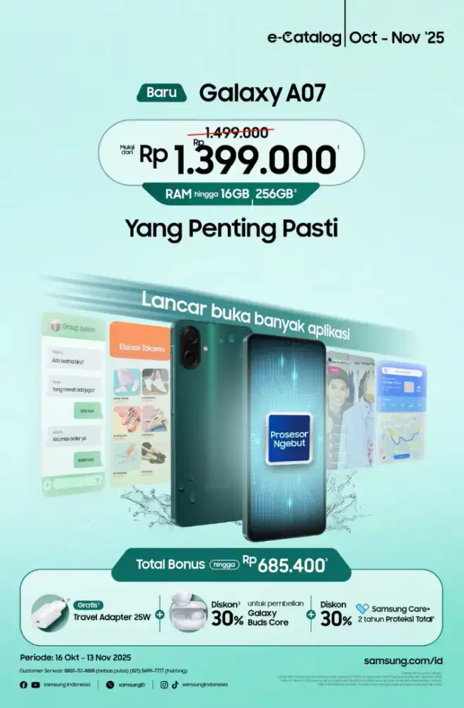 Samsung A07 cuma 1jutaan
