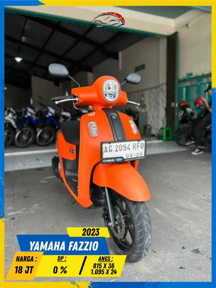 YAMAHA FAZZIO 2023 PLAT AG NEGO MASZEHH HIKMAH MOTOR KEPUH MALANG
