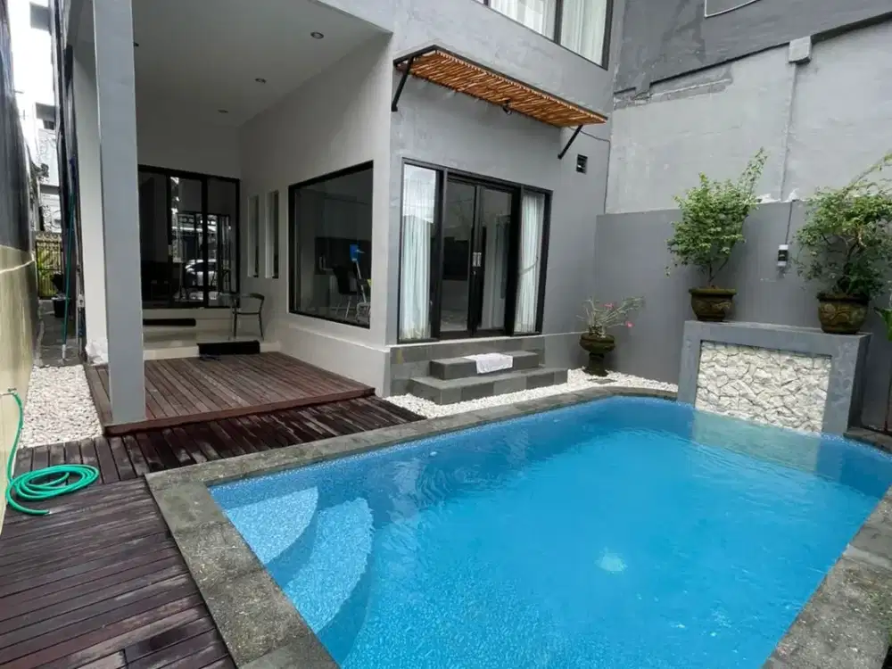 Rumah Semi Villa dalam Kompleks Perumahan di Denpasar