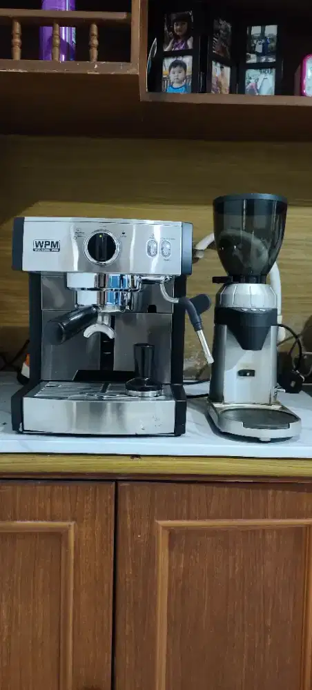 Mesin Kopi Espresso + Grinder