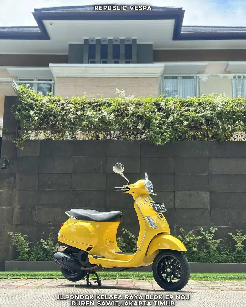 PIAGGIO VESPA LX IGET LED 125 TH 2021 WARNA YELLOW LIME VERY GOOD COND