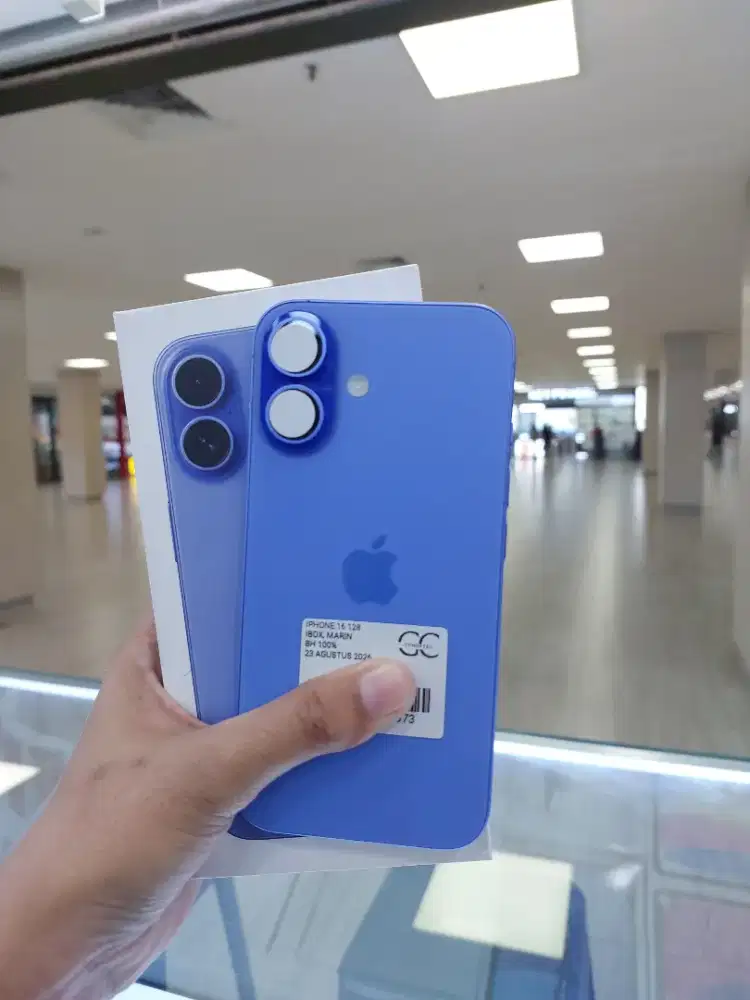 Second like new iphone 16 128 on garansi