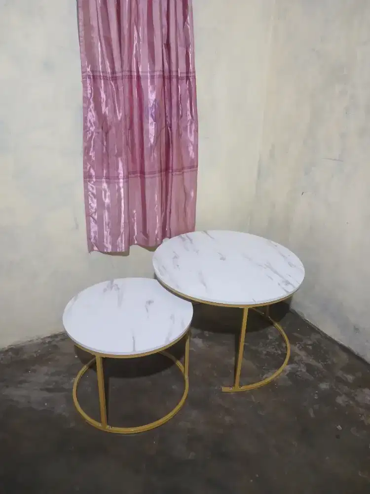 Jual Meja teh minimalis/ Meja kopi/ Meja tamu/ Meja bundaran minimalis