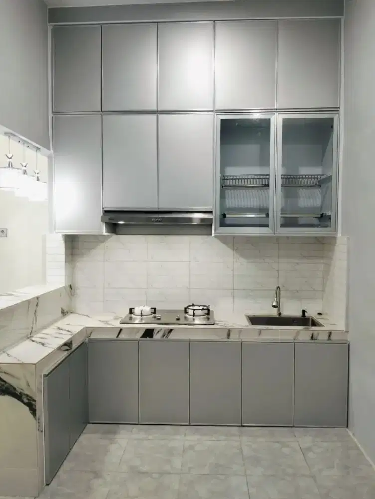 Tempahan Kitchen Set Medan, Kitchen set Aluminium Medan, Kitchenset.