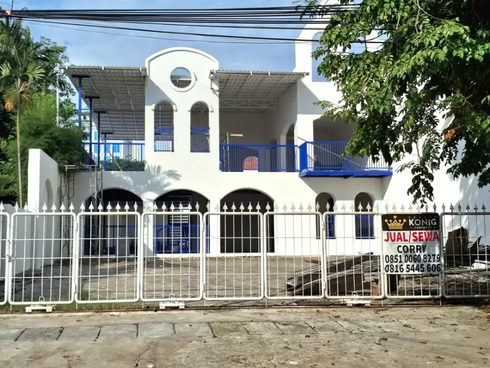 Disewakan Bangunan Baru Pusat Kota, Cimanuk dekat Raya Darmo.