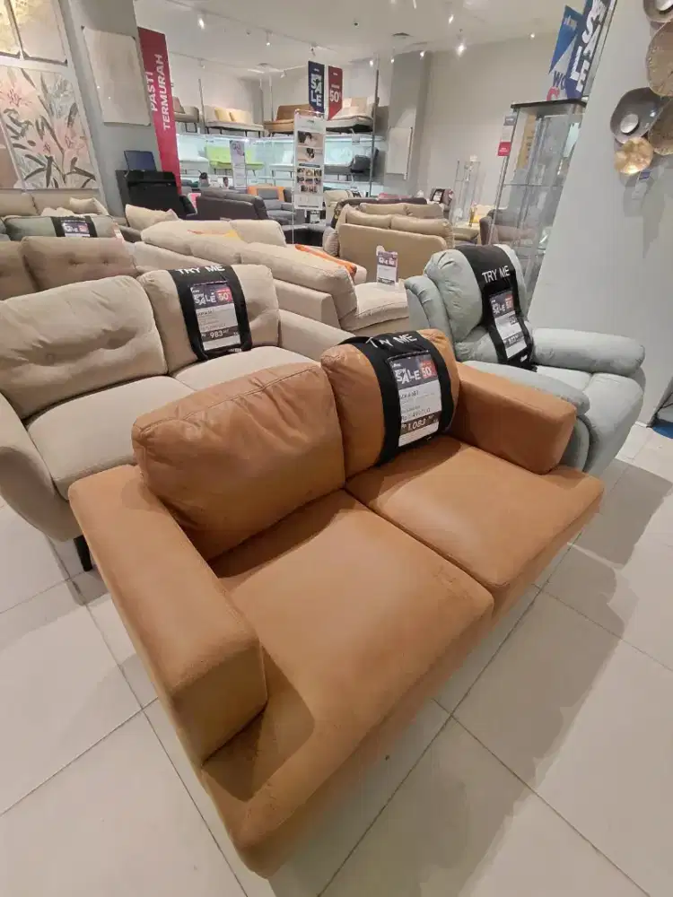 LEON SOFA 2S+3S BROWN PN-17 (S/2)
