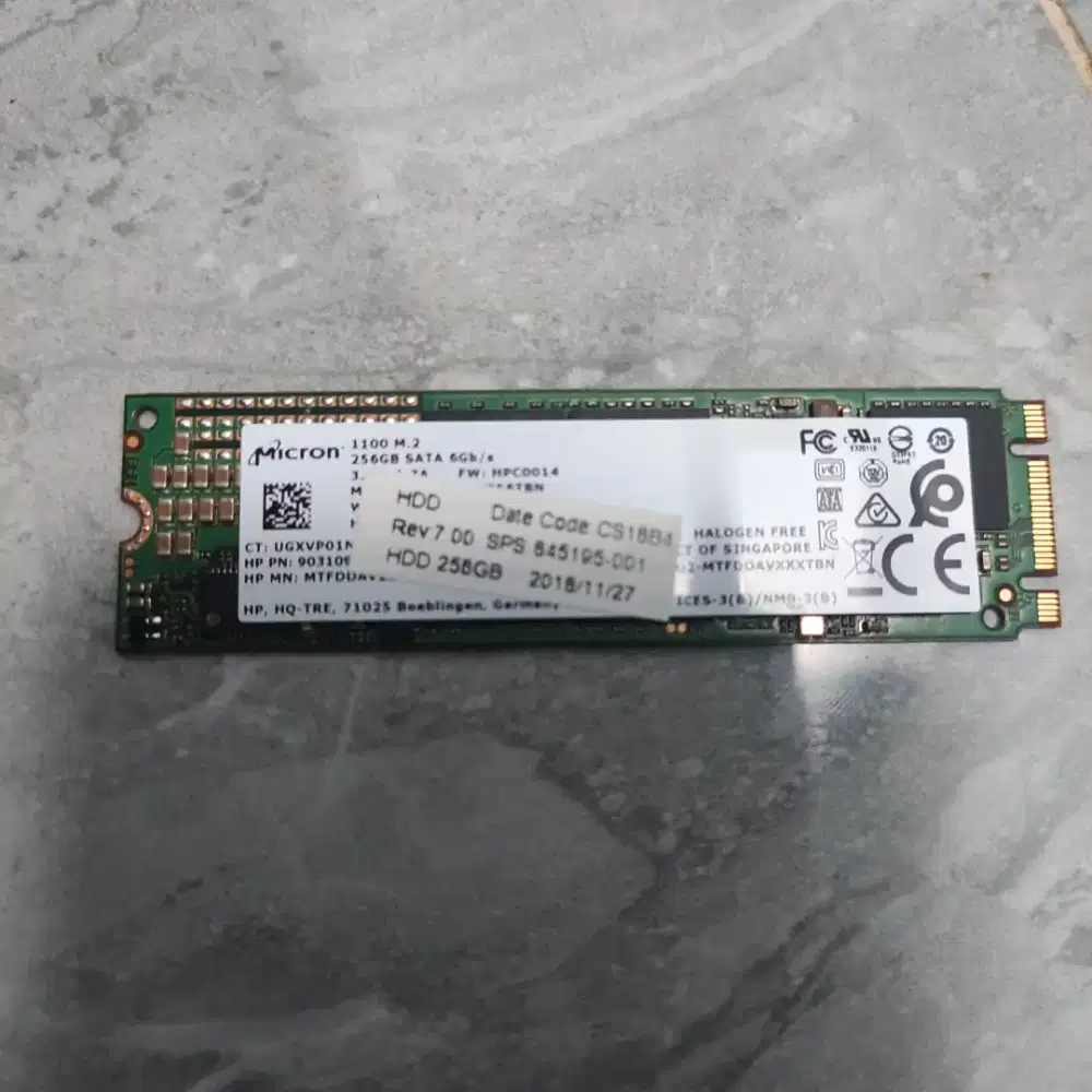 SSD M2 SATA 256GB MERK MICRON