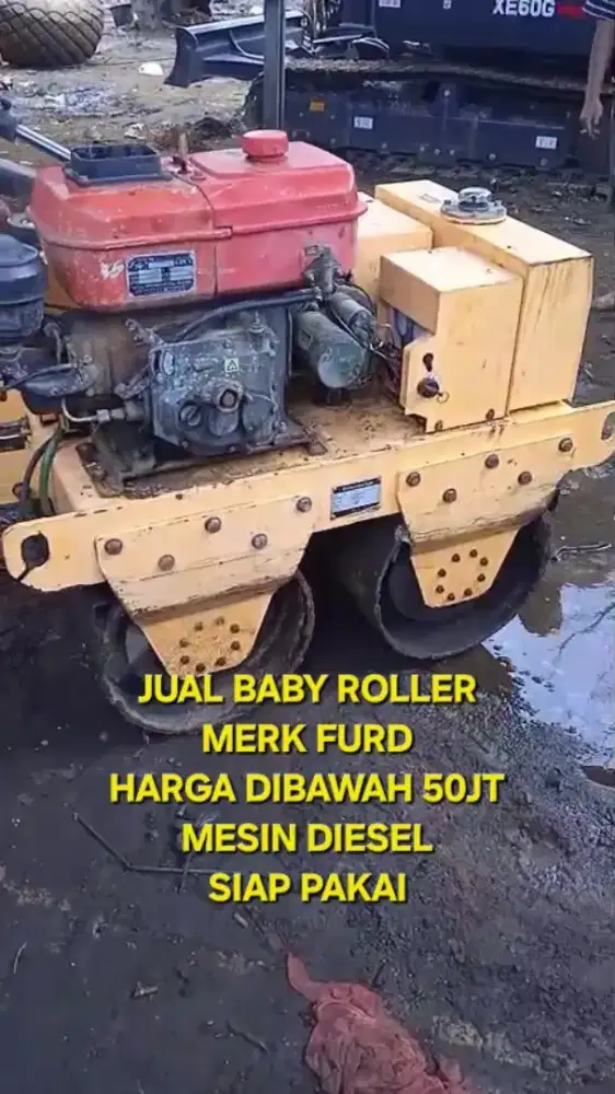 Dijual baby roller mesin diesel