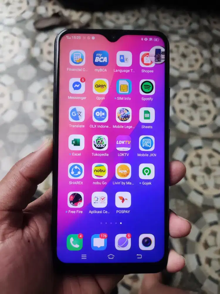 Vivo Y15 No Minus 4/64 Blue Ocean