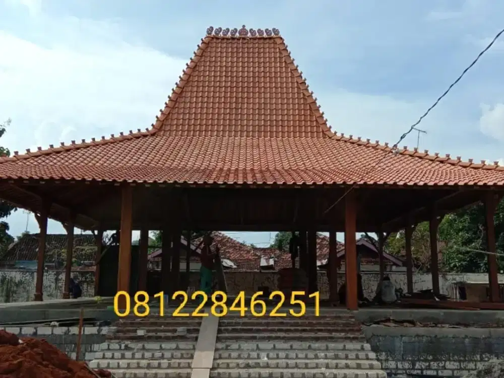 Pendopo Joglo jati Ukir, rumah Joglo Ukir dan Limasan jati