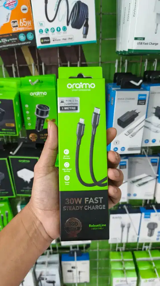 KABEL DATA TYPE C TO LIGHTNING 30W ORAIMO OCD-114CL