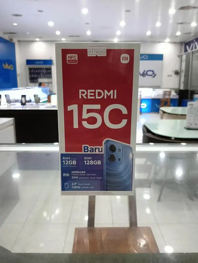 Xiaomi redmi 15C 6/128gb baru