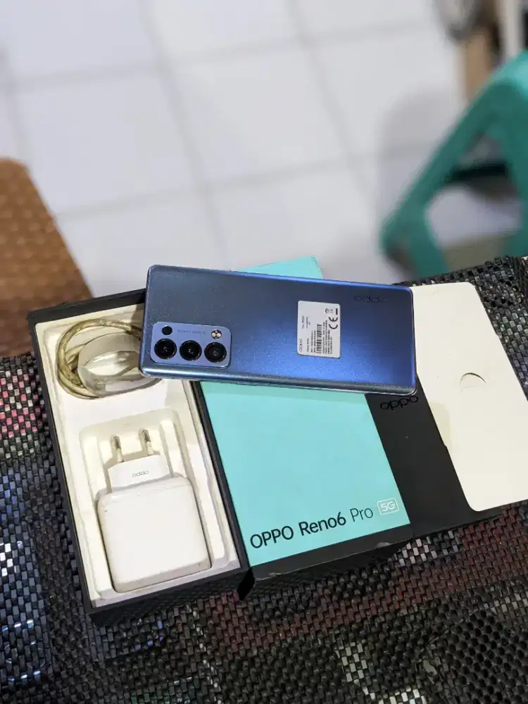 oppo Reno6 Pro 12+12/256 lengkap ori