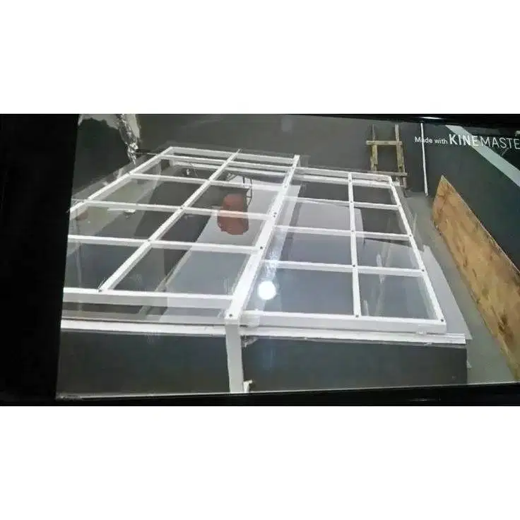 kanopi sleding manual atap solarflat
