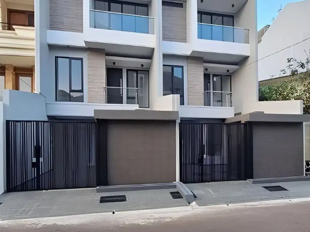 Rumah Brand New Modern Danau Asri Sunter 6x19 5+1KT SHM Siap Huni
