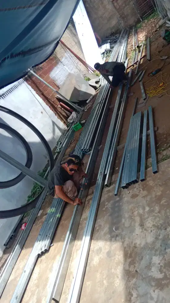 Tukang las pembuatan pagar kanopi tralis jendela