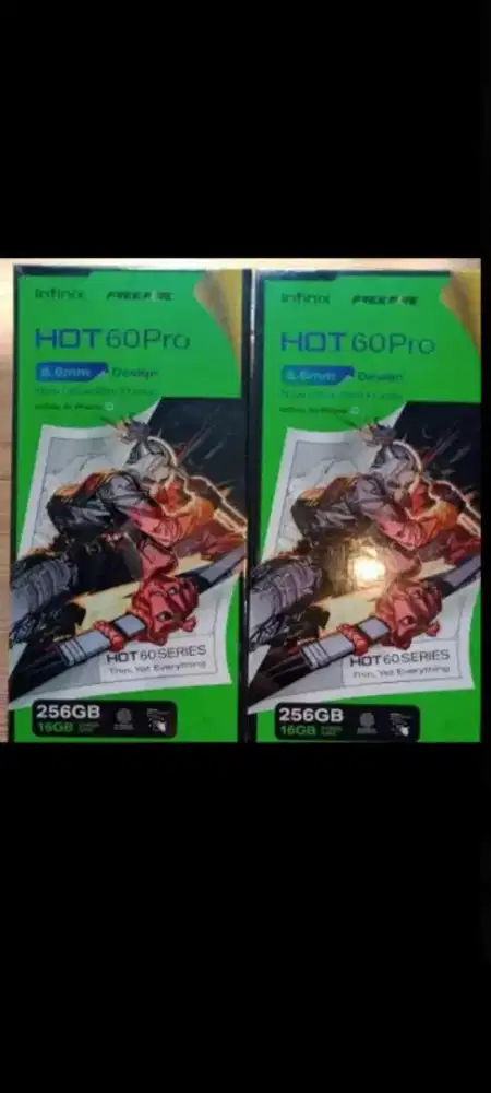 Infinix hot 60 pro 8/256 danrom128gb resmi