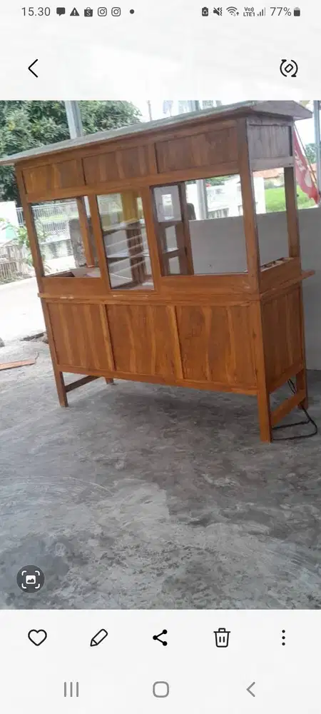 Dijual gerobak mie ayam dan bakso