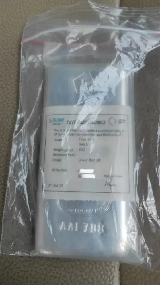 LM Perak Silver Antam 500gr