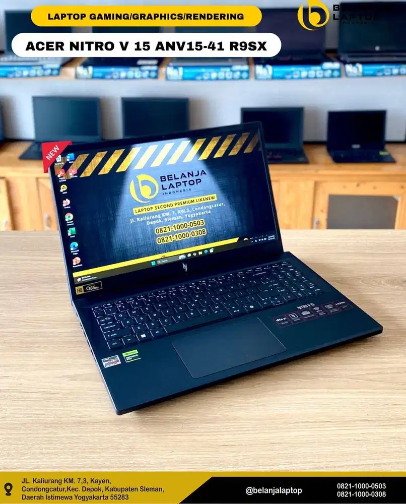 Acer Nitro V 15 ANV15 41 R9SX/ Ryzen 5 6600H/8GB / 512GB /RTX2050/165h