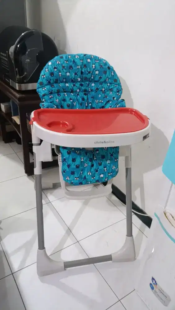 Kursi bayi highchair merek chris&olins makan bayi kursi tinggi