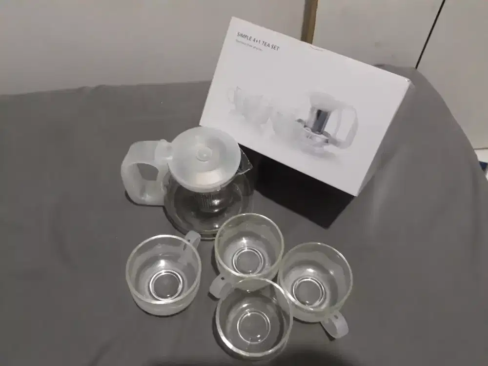Miniso tea set white