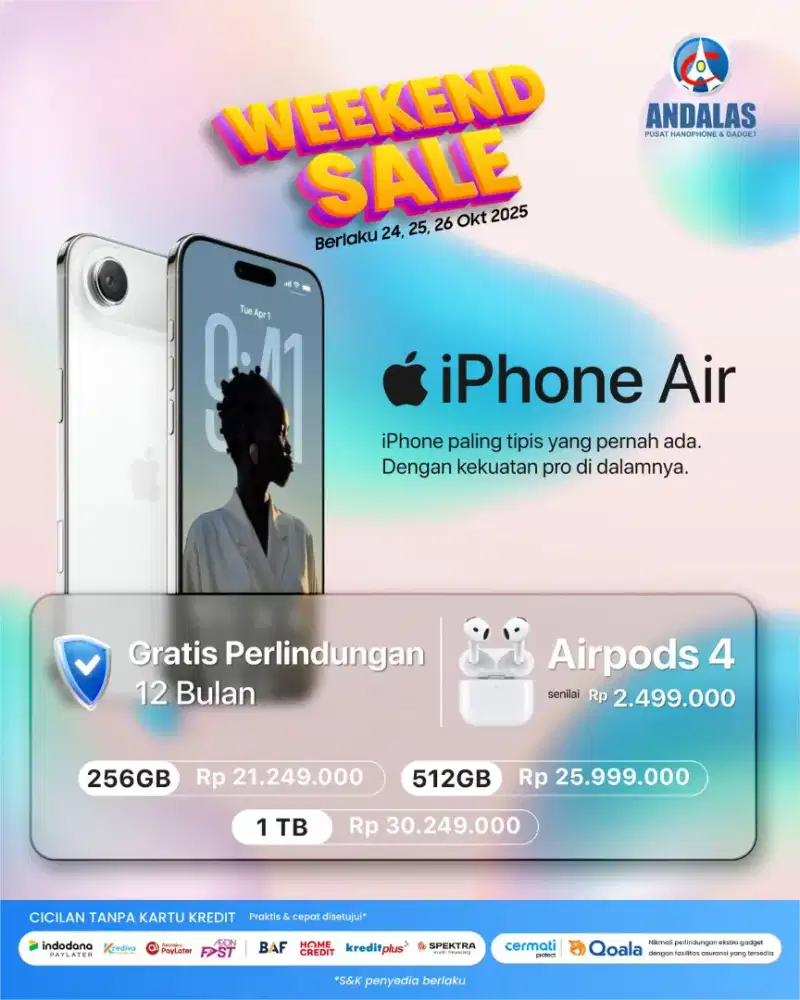 Credit iphone air