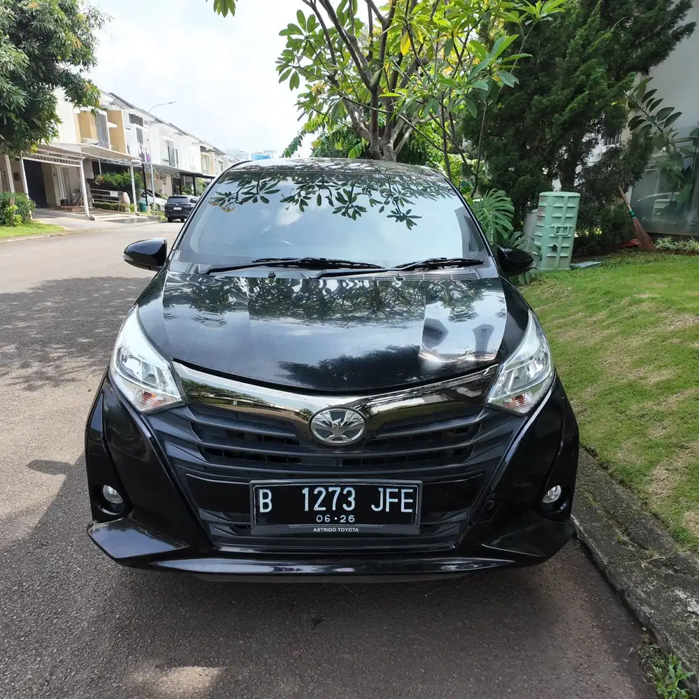 Toyota Calya 2021 G Otomatis – Warna Hitam, Kondisi Bagus, Siap Pakai!