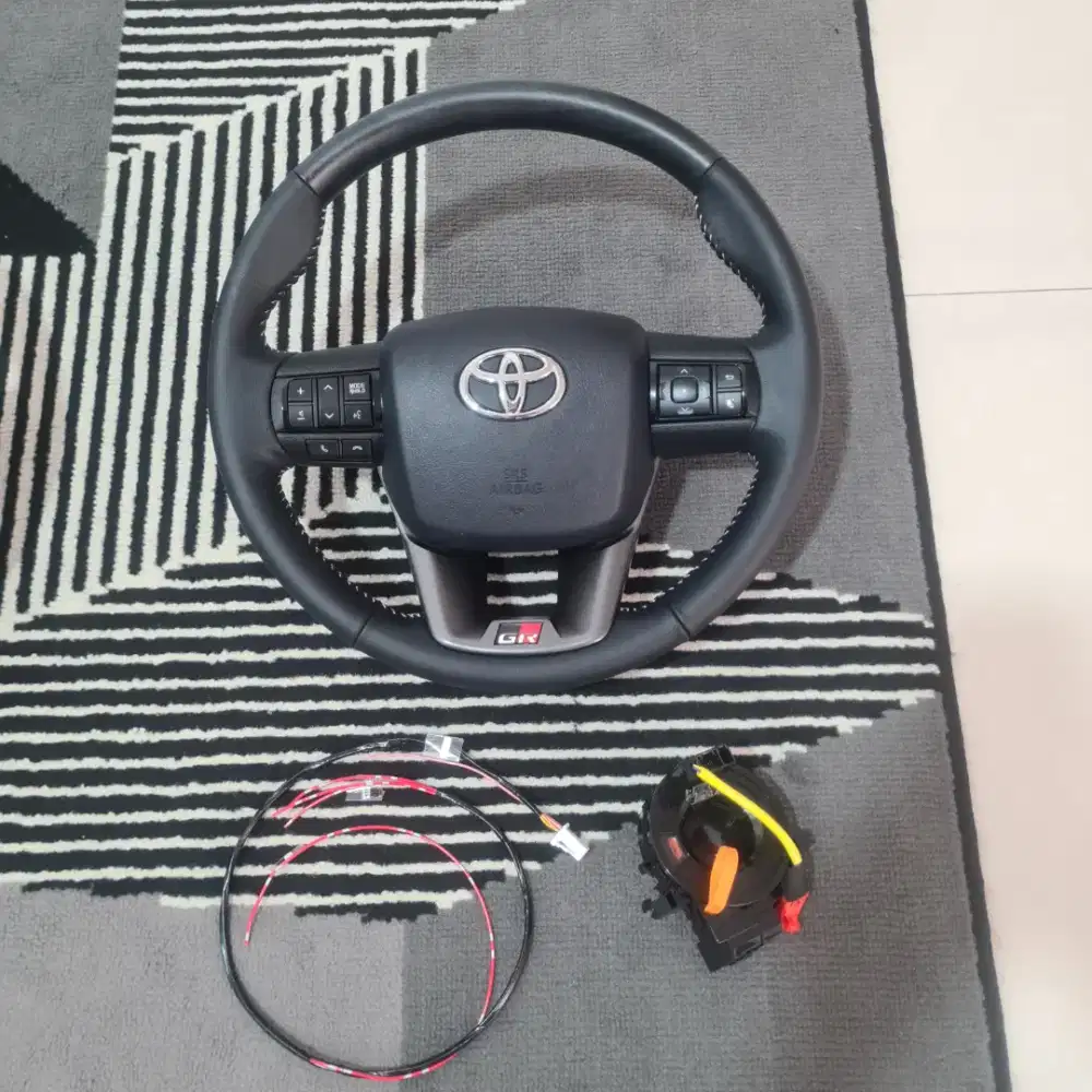 Stir Toyota Fortuner GR set lengkap Baru Original 100% Mulus
