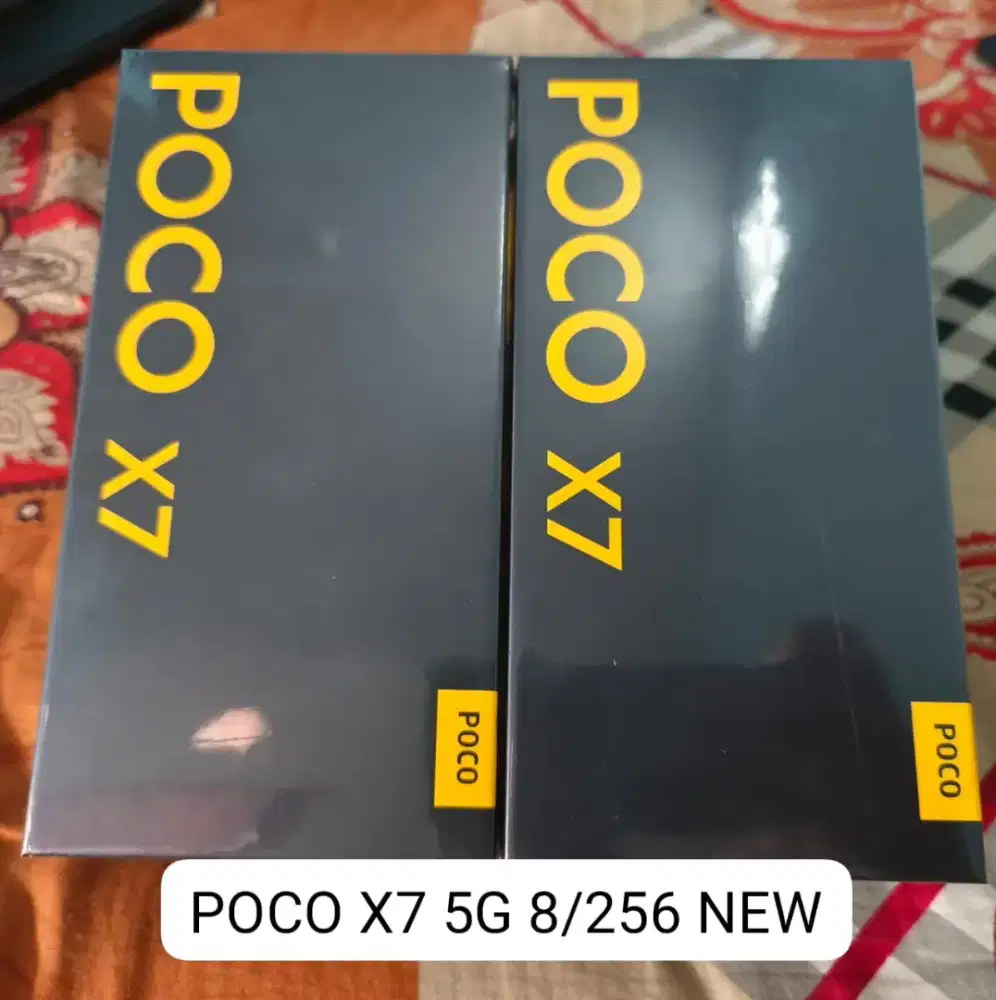 POCO X7 5G 8/256 NEW RESMI 15 BULAN