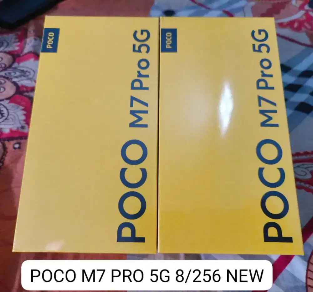 POCO M7 PRO 5G 8/256 NEW RESMI 15 BULAN