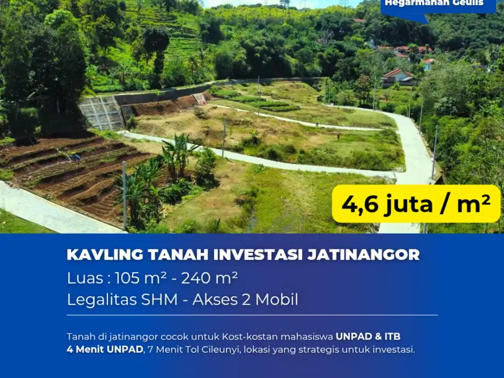 Tanah Kost Jatinangor 4 Menit unpad