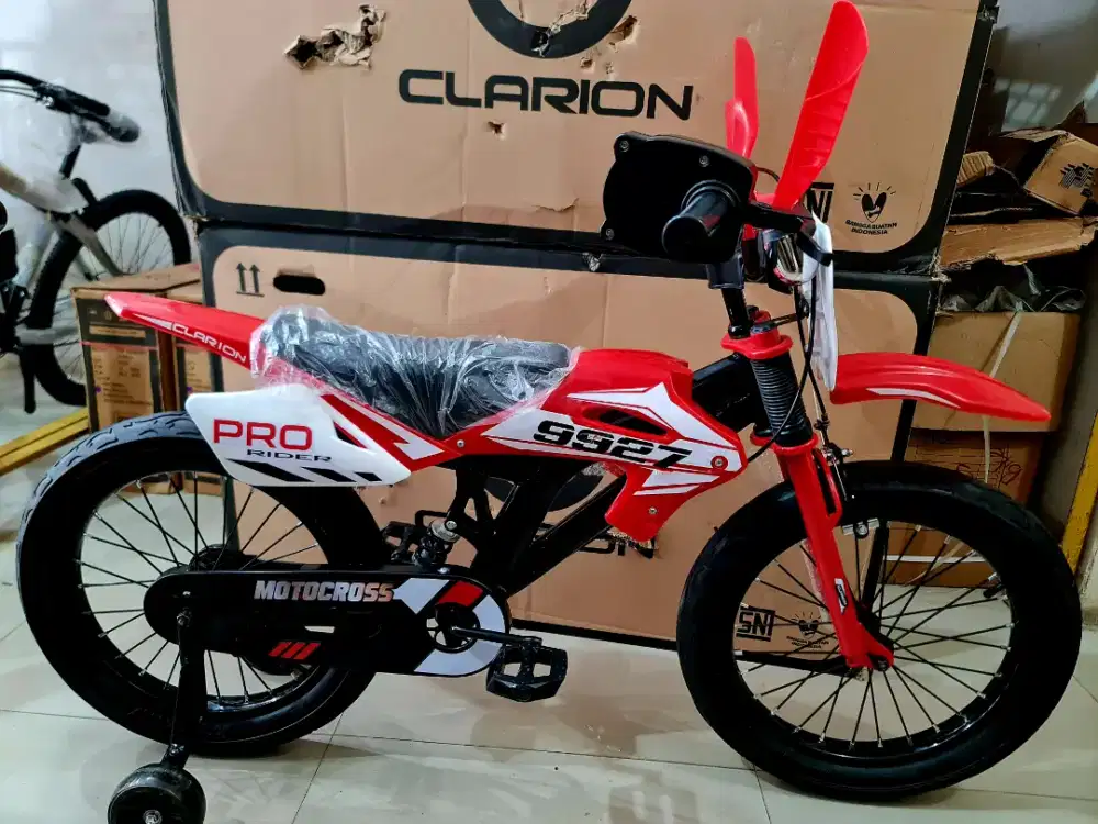 Sepeda Anak Laki-Laki MOTOCROSS CLARION BY PACIFIC 9927 BMX 18 INCH