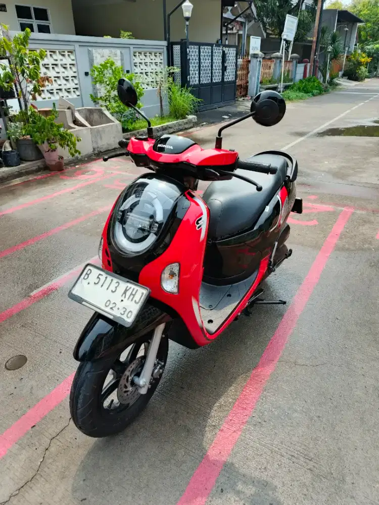 DIJUAL NEW HONDA SCOOPY SPORTY RED 2025 NIK 2024 (GRESS)