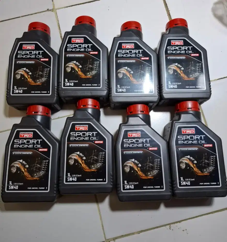 Oli MOTUL TRD 5W/40 100%Syncthetic 8L