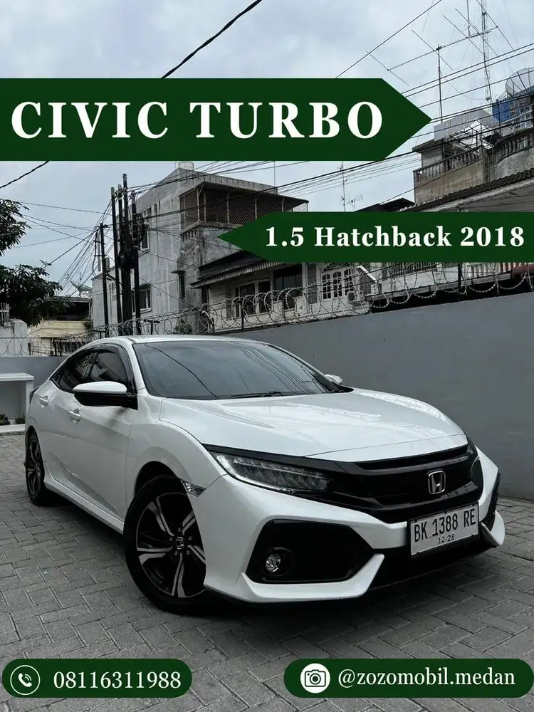 (Km 40 rb) Honda Civic Turbo Hatchback 2018