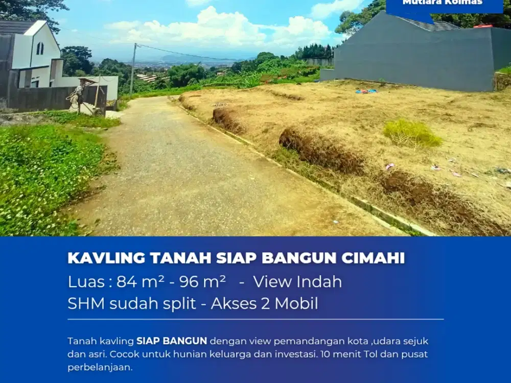 Tanah Murah Siap Bangun Cimahi