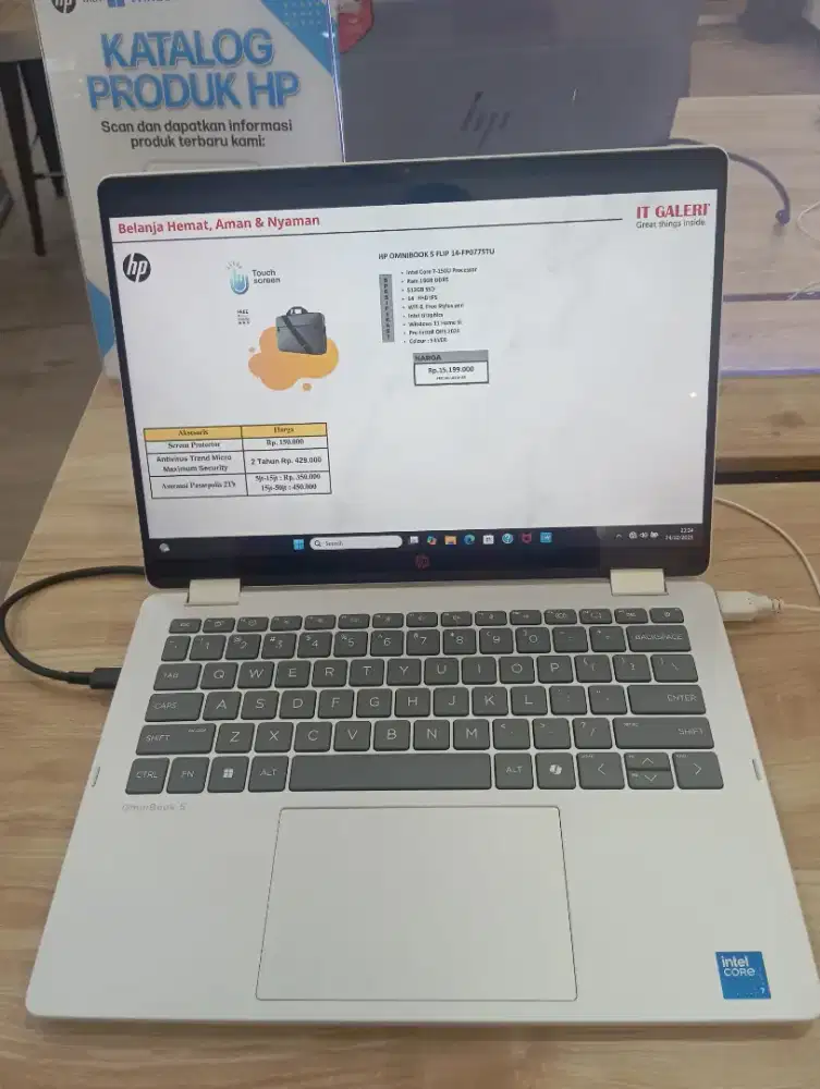 KREDIT LAPTOP HP OMNIBOOK 5 FLIP 14-FP0775TU