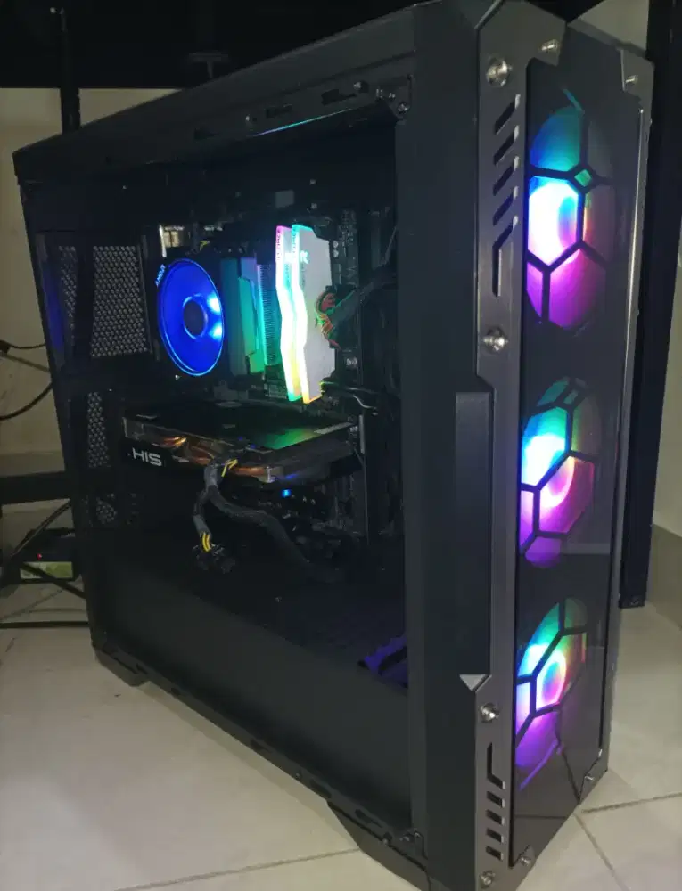 PC AMD RYZEN 5 5600 VGA RX 580 RAM 16GB