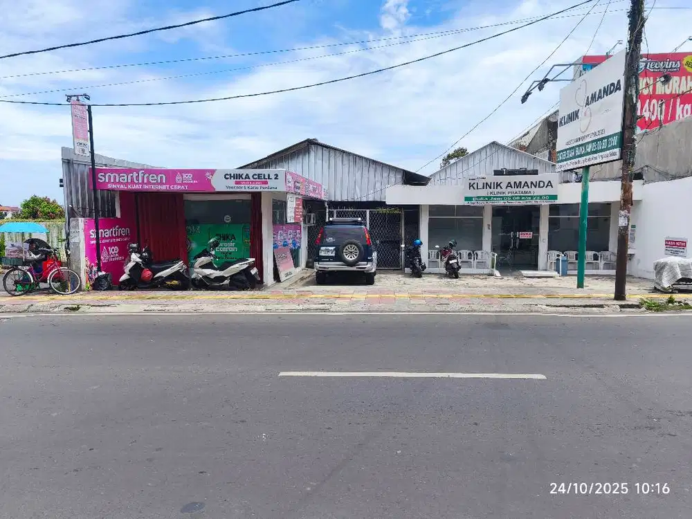disewakan ruko pinggir jalan lokasi strategis